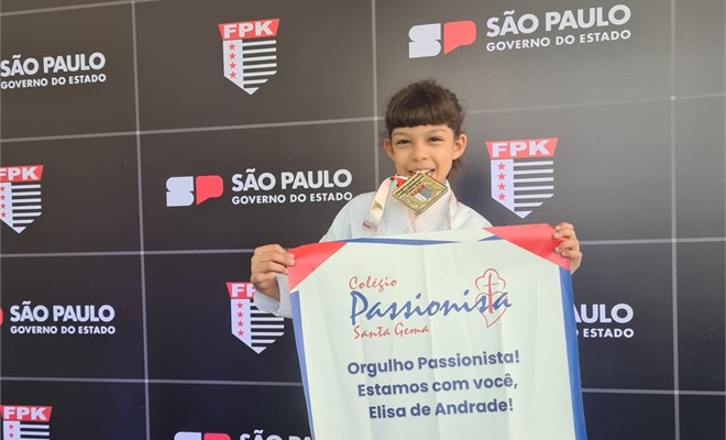 Medalha de Ouro para nossa aluna Elisa
