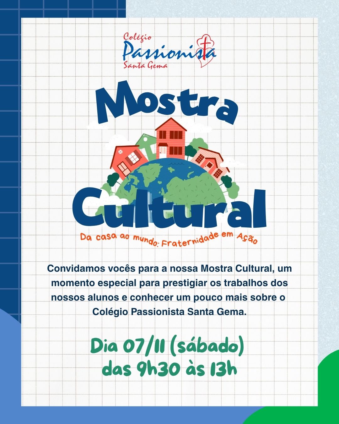 Nossa Mostra Cultural est� chegando! Santa Gema