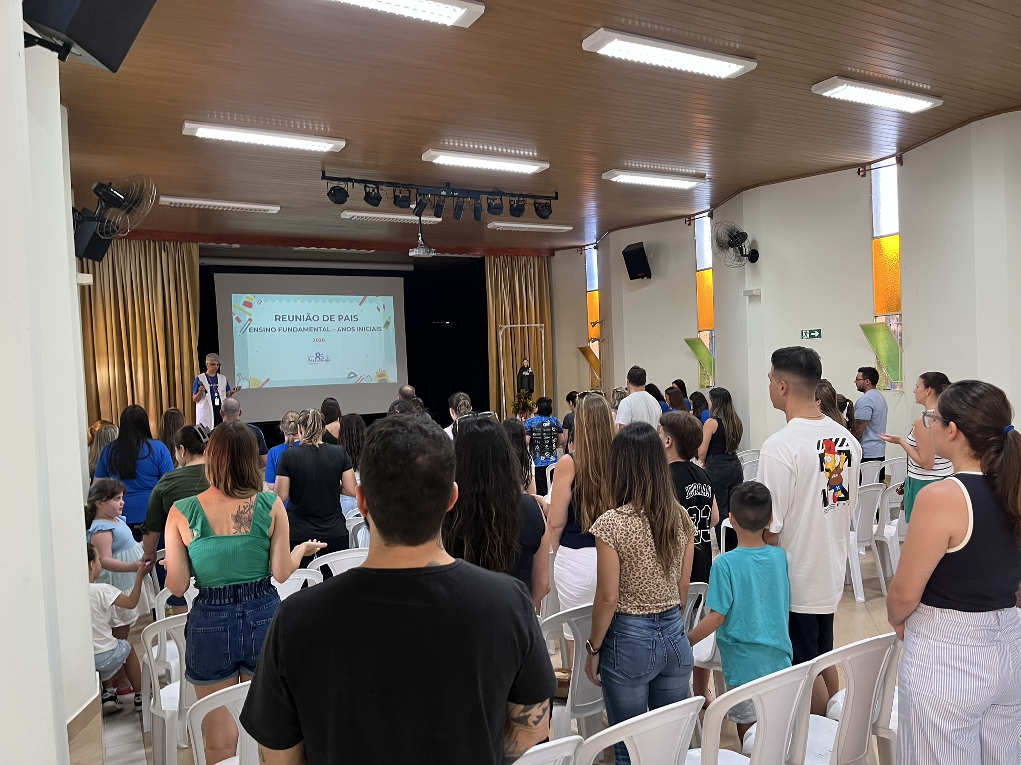 1� Reuni�o de Pais - Anos Iniciais Santa Gema