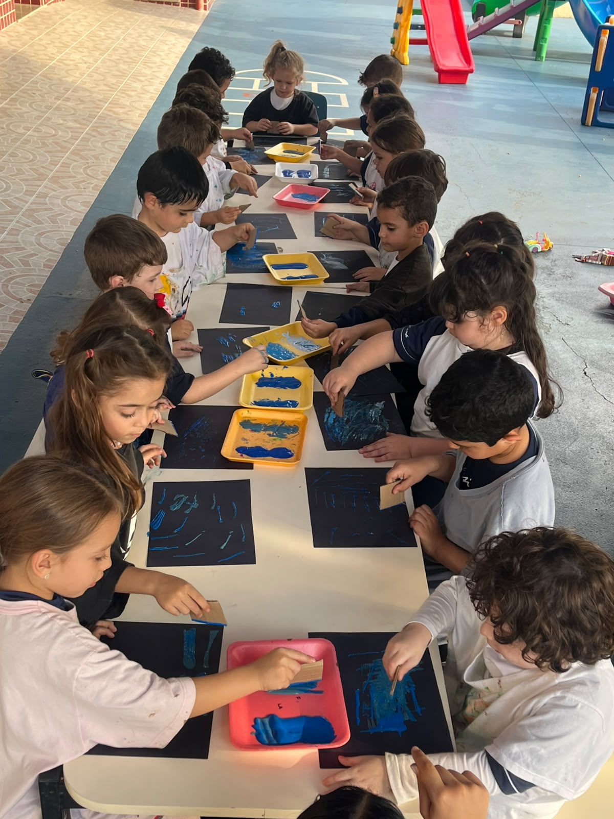 Ed infantil - Pintura Santa Gema