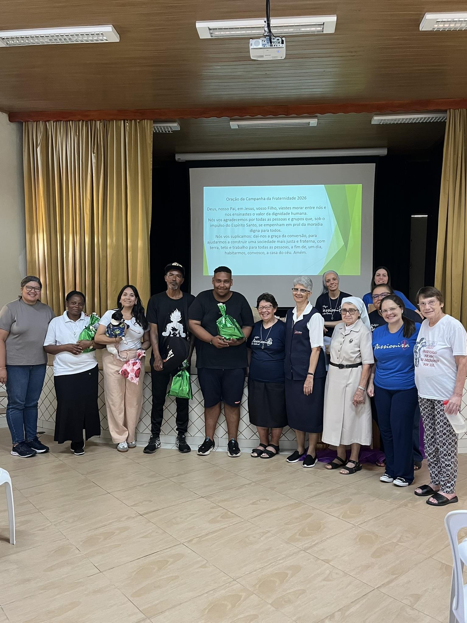 Abertura Campanha da Fraternidade - Manh� Santa Gema