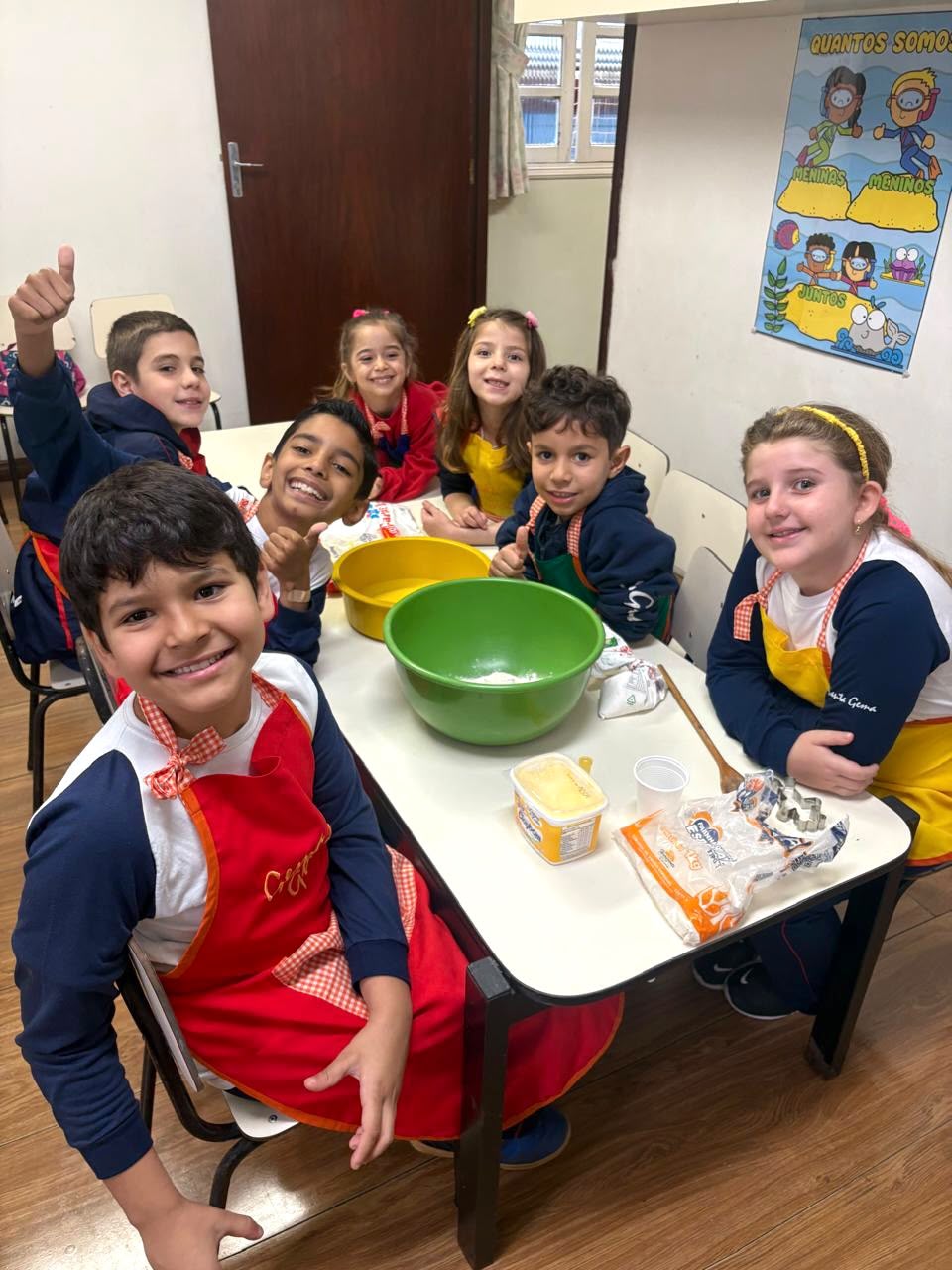 Culin�ria com o Contraturno Santa Gema
