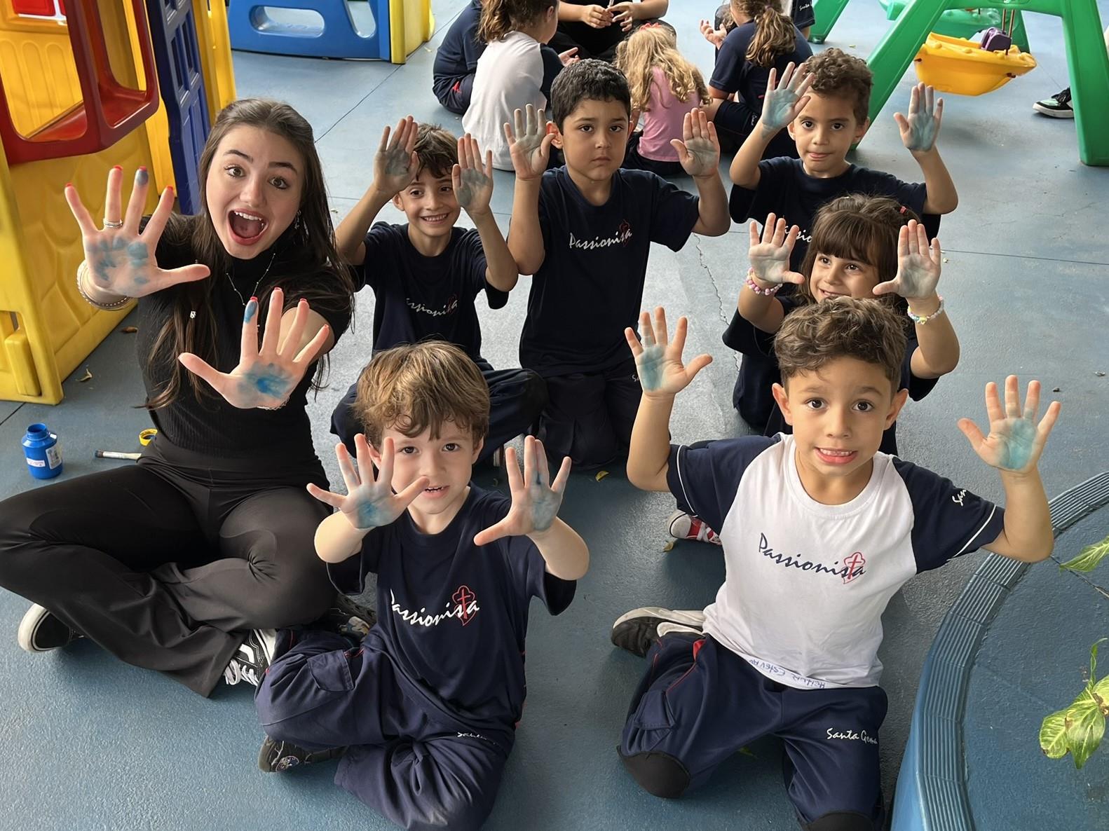 Ed Infantil - Higieniza��o das M�os Santa Gema
