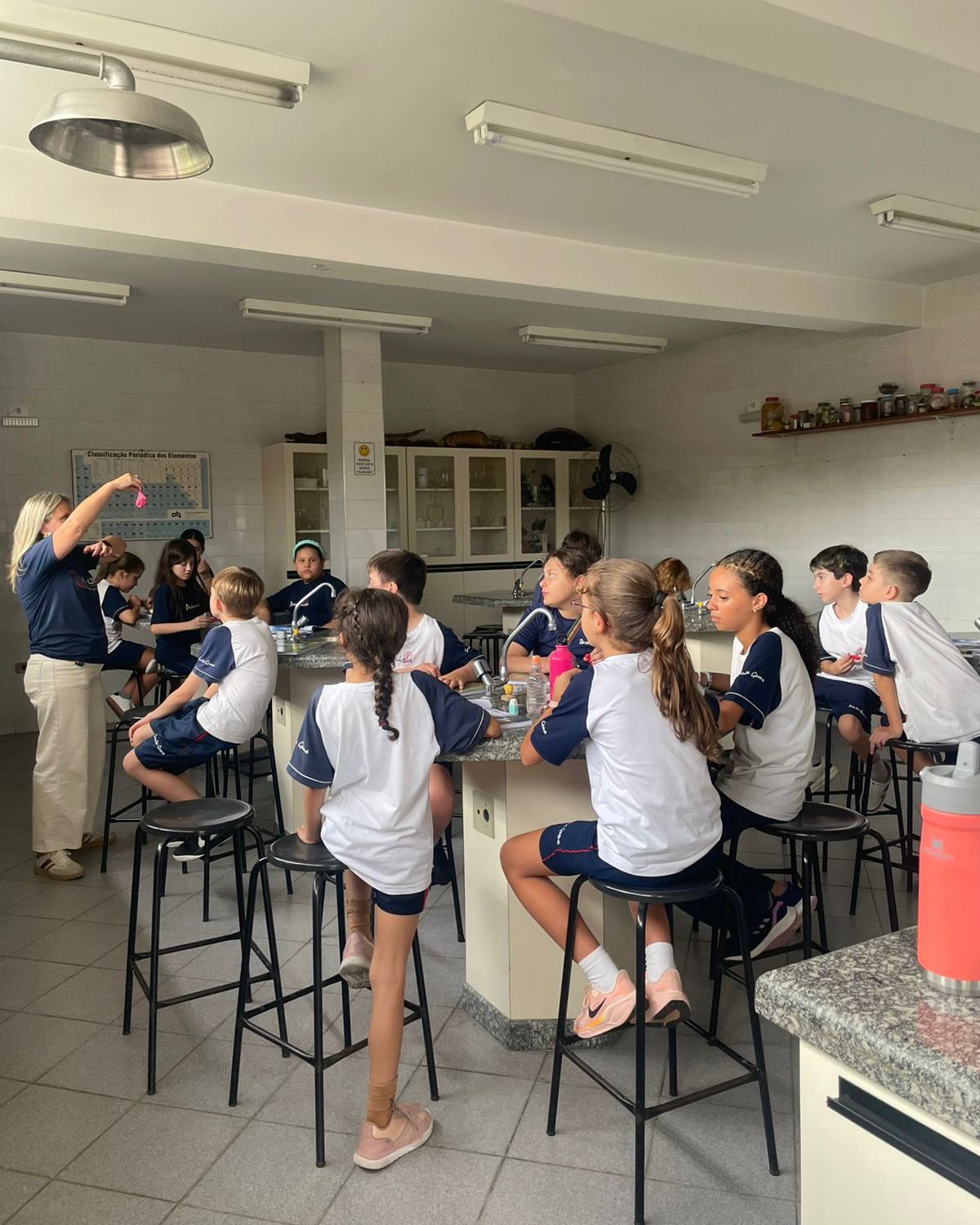 5� ano - Laborat�rio de Ci�ncias Santa Gema