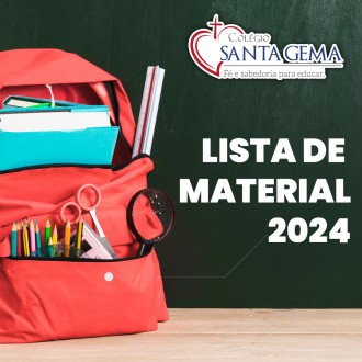 Lista de Materiais - Santa Gema